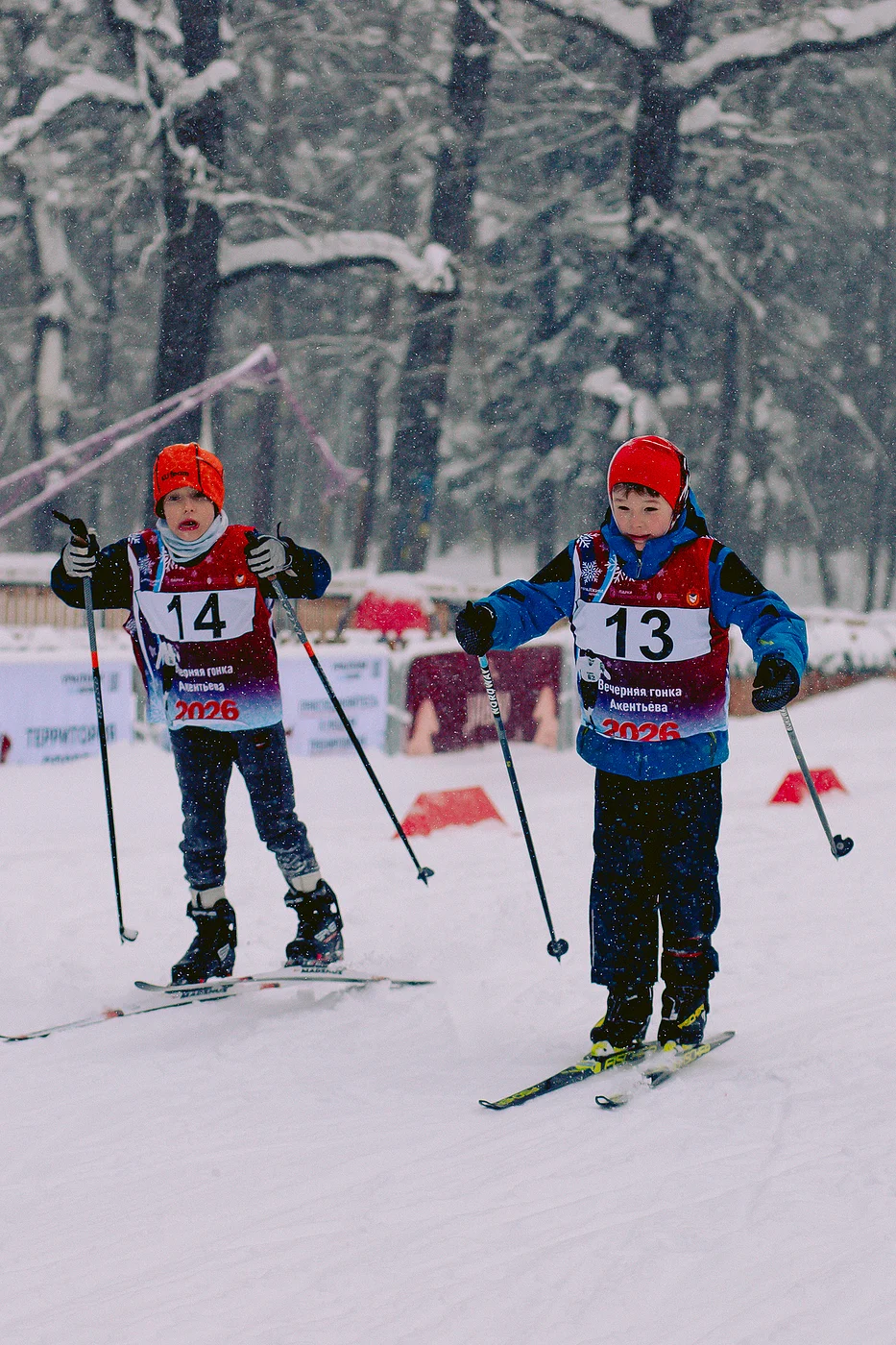 Вечерняя гонка Акентьева