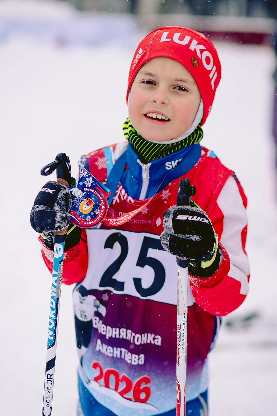 Вечерняя гонка Акентьева