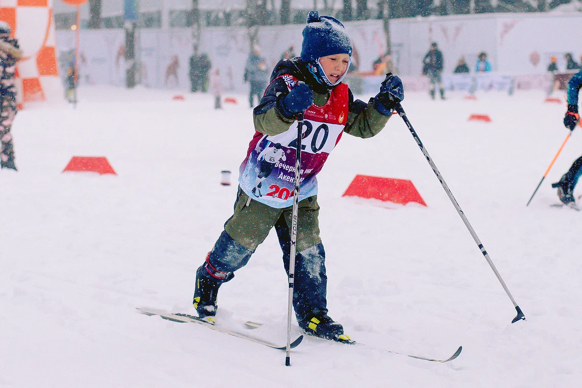 Вечерняя гонка Акентьева