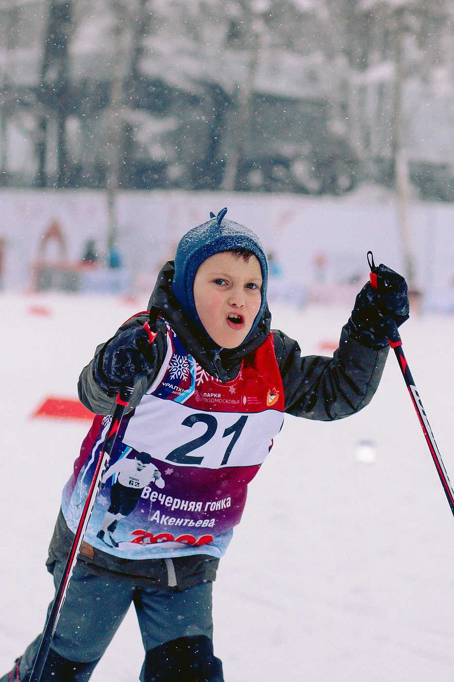 Вечерняя гонка Акентьева