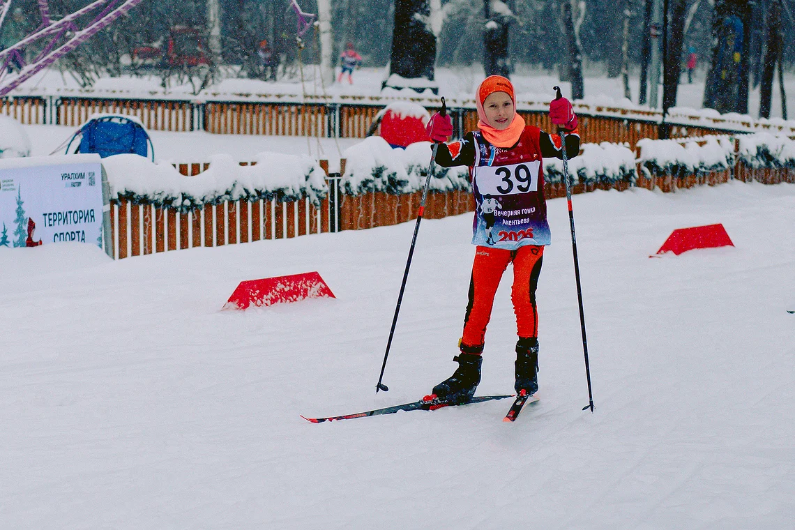 Вечерняя гонка Акентьева