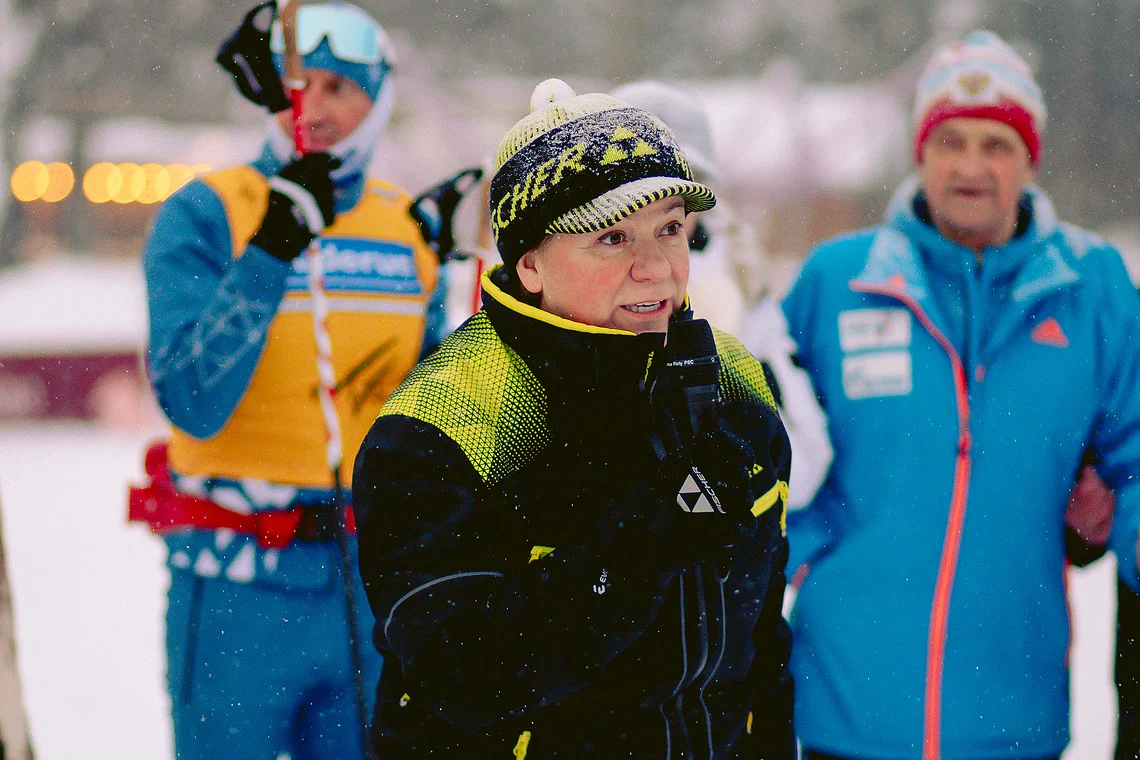 Вечерняя гонка Акентьева