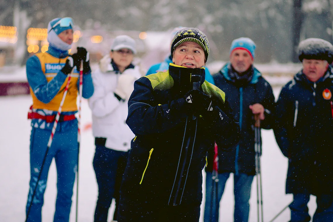 Вечерняя гонка Акентьева