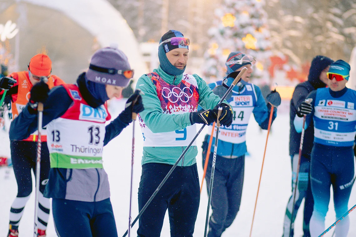 Вечерняя гонка Акентьева
