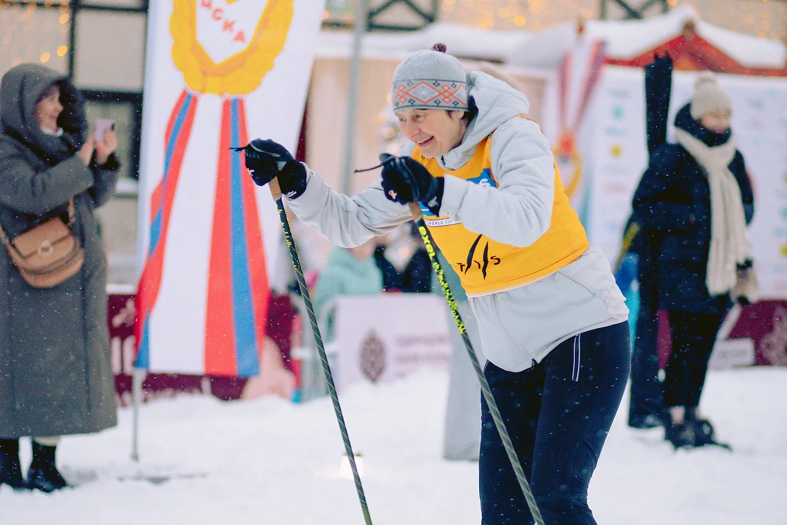 Вечерняя гонка Акентьева