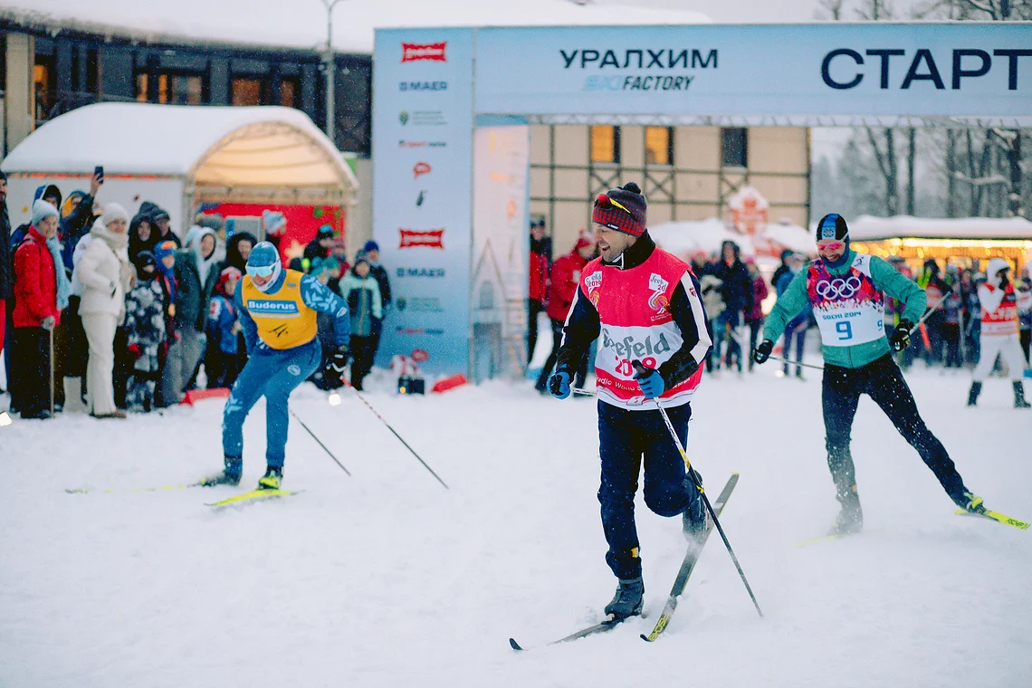 Вечерняя гонка Акентьева