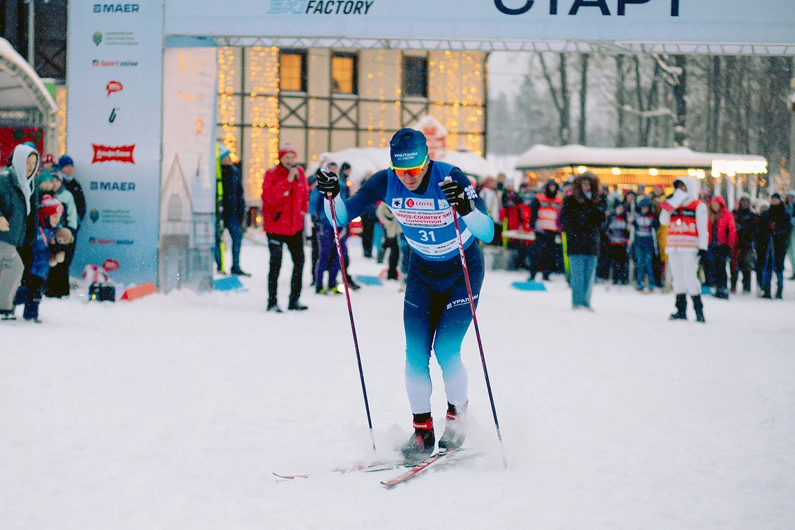 Вечерняя гонка Акентьева