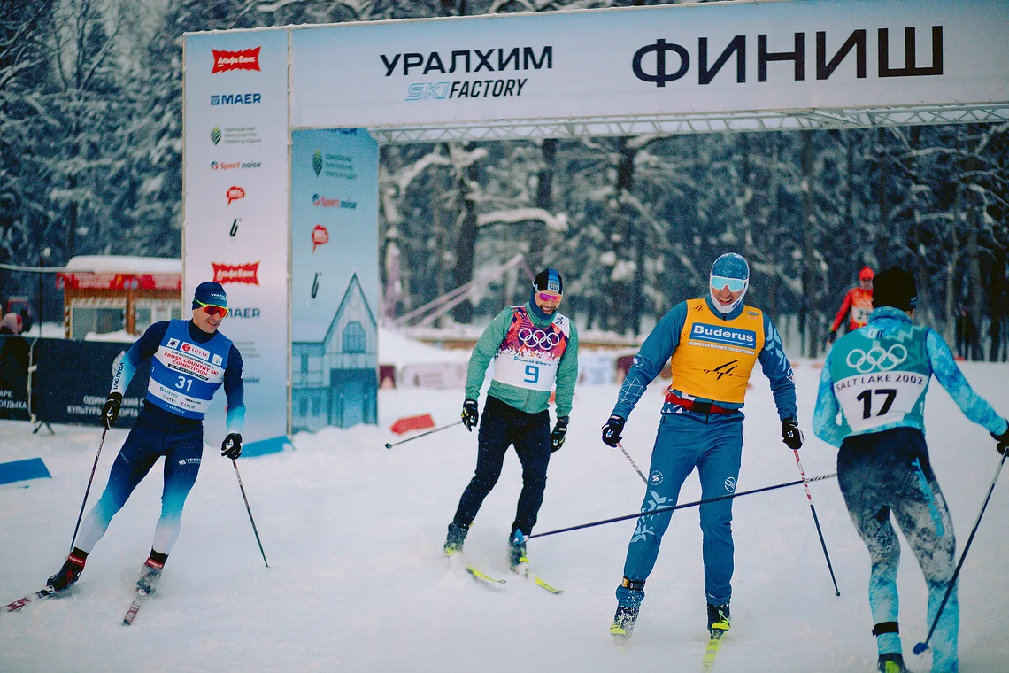 Вечерняя гонка Акентьева