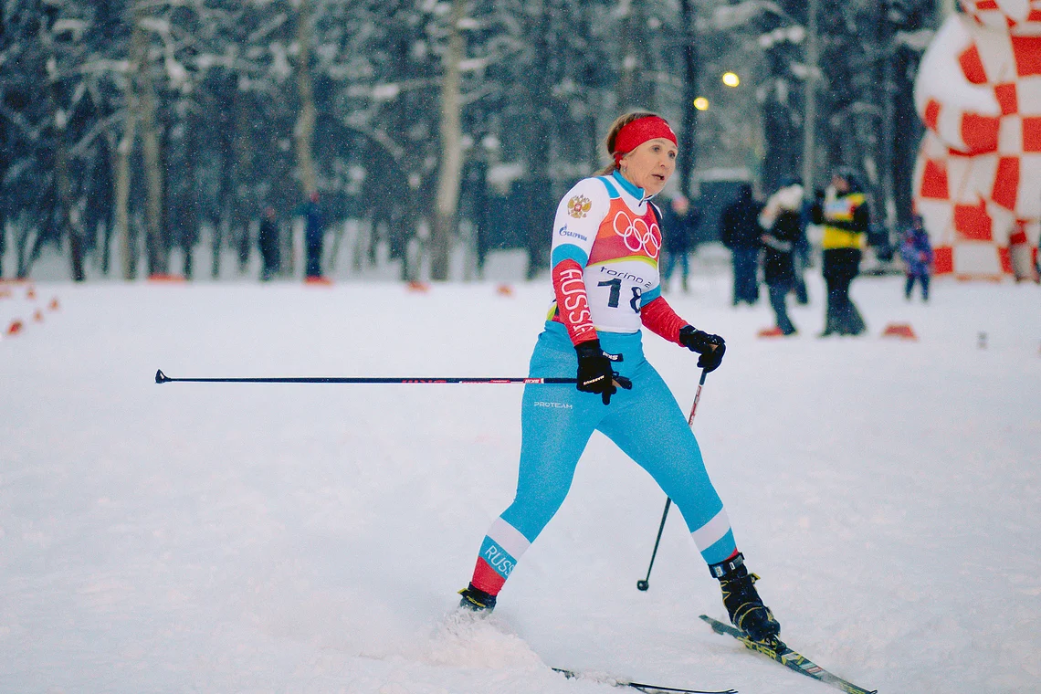 Вечерняя гонка Акентьева