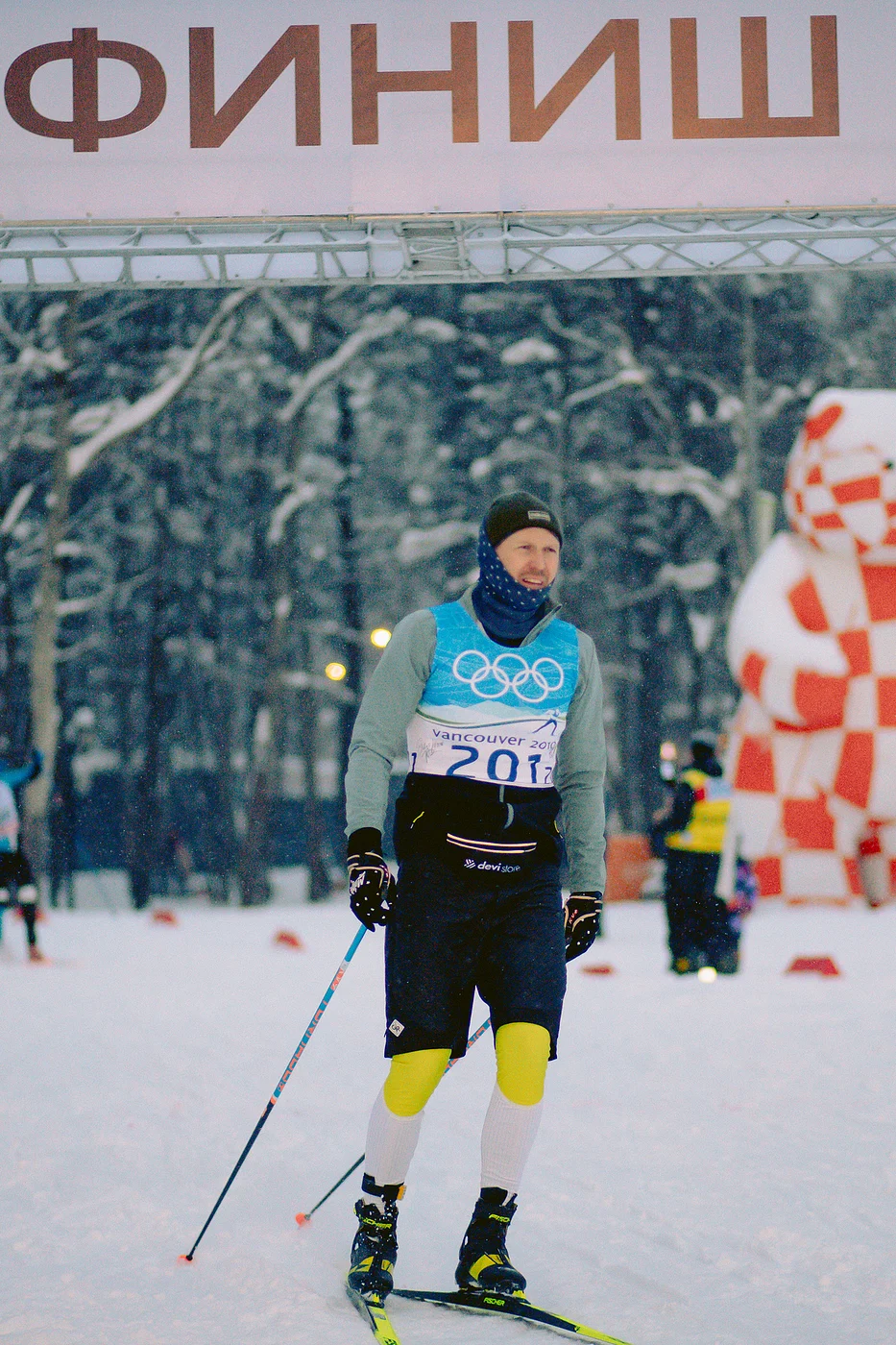 Вечерняя гонка Акентьева