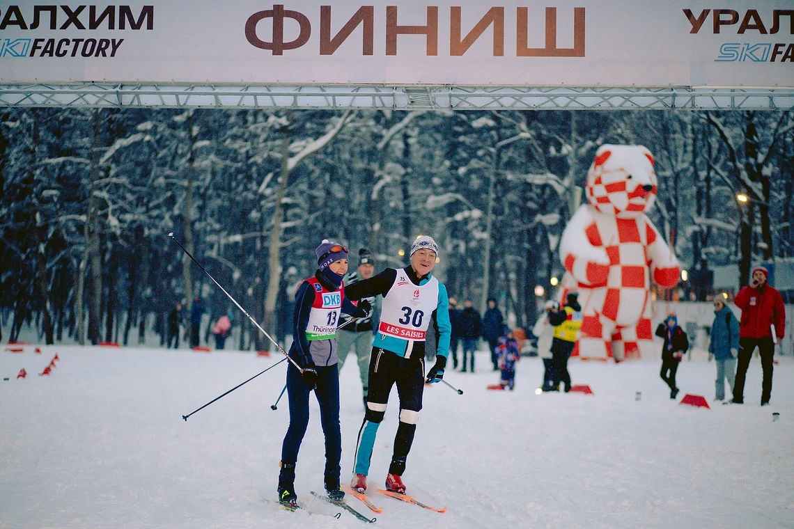 Вечерняя гонка Акентьева