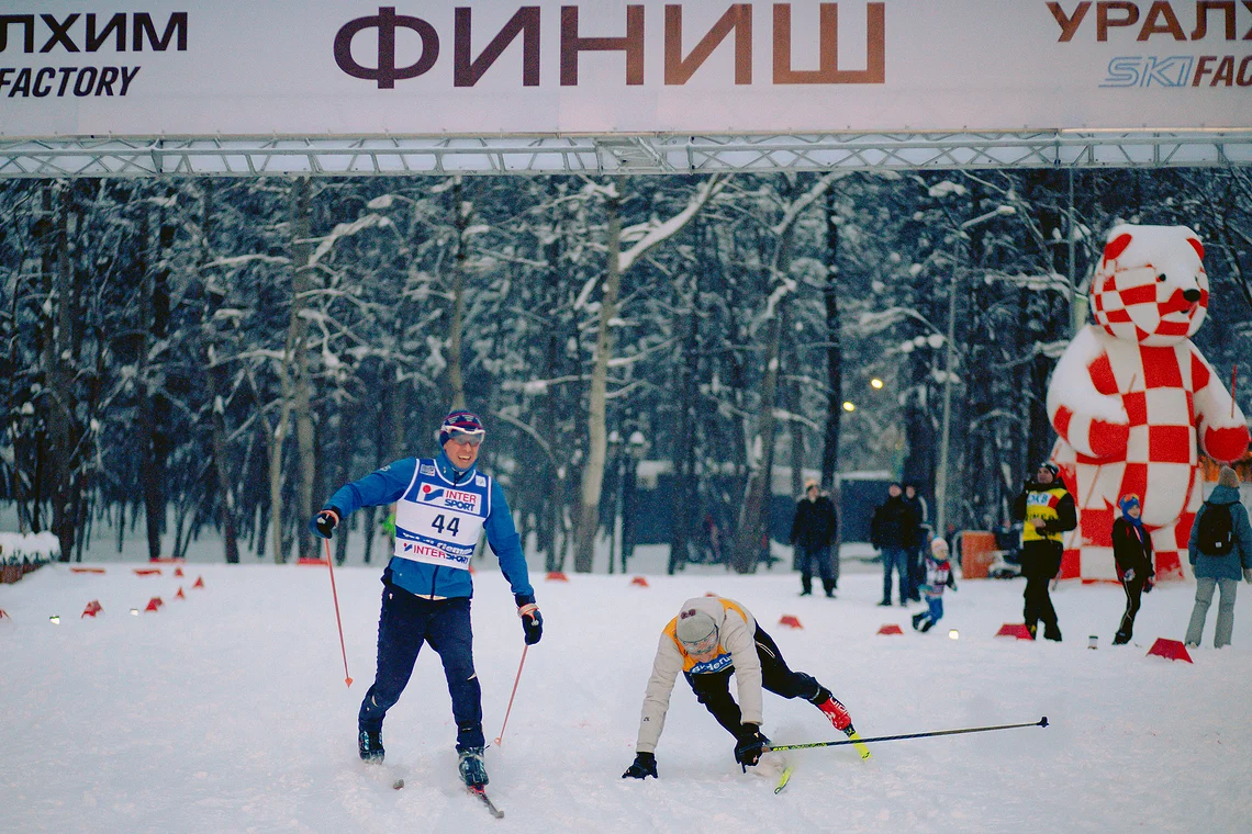 Вечерняя гонка Акентьева