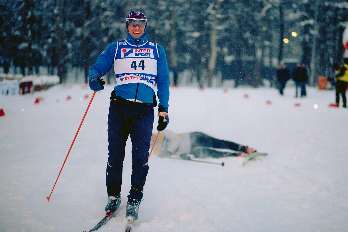 Вечерняя гонка Акентьева