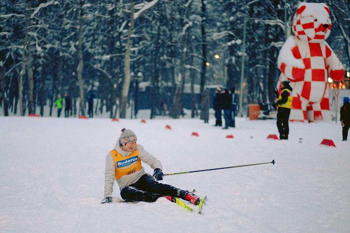 Вечерняя гонка Акентьева