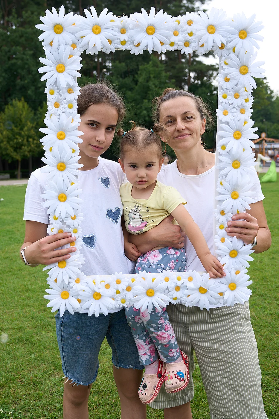 Семья. Лето. Парк